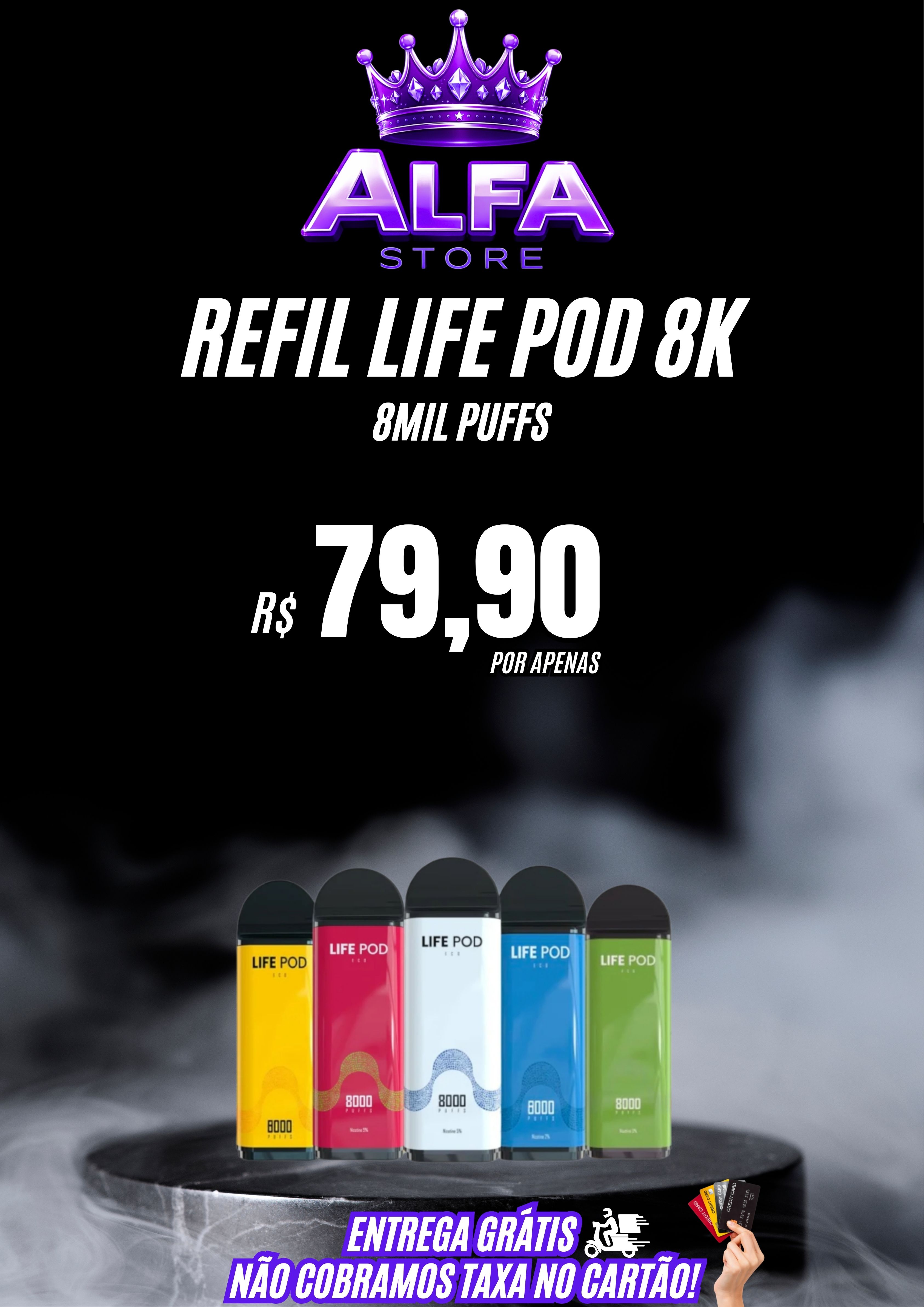 LIFE POD REFIL 8K